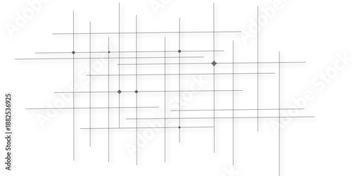 Science technology futuristic concept abstract background. Technology abstract white digital background connected dot with black stock lines. abstract architectural abstract gray stroke lines vector.