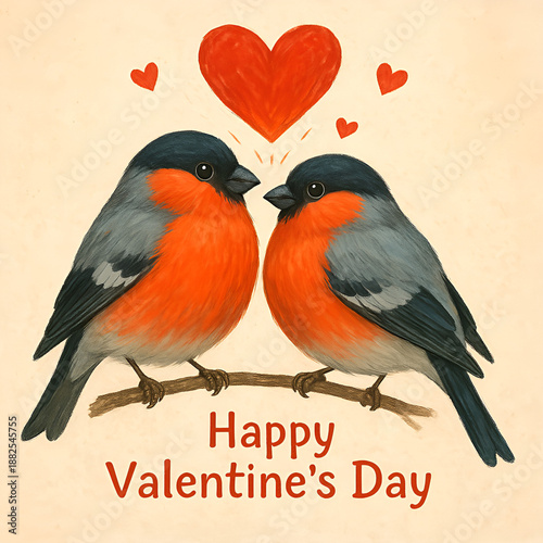 two birds on a branch