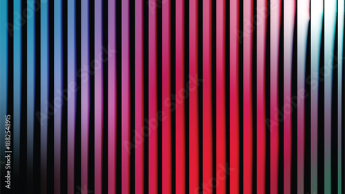 Multicolored Vertical Lines with Light Gradient