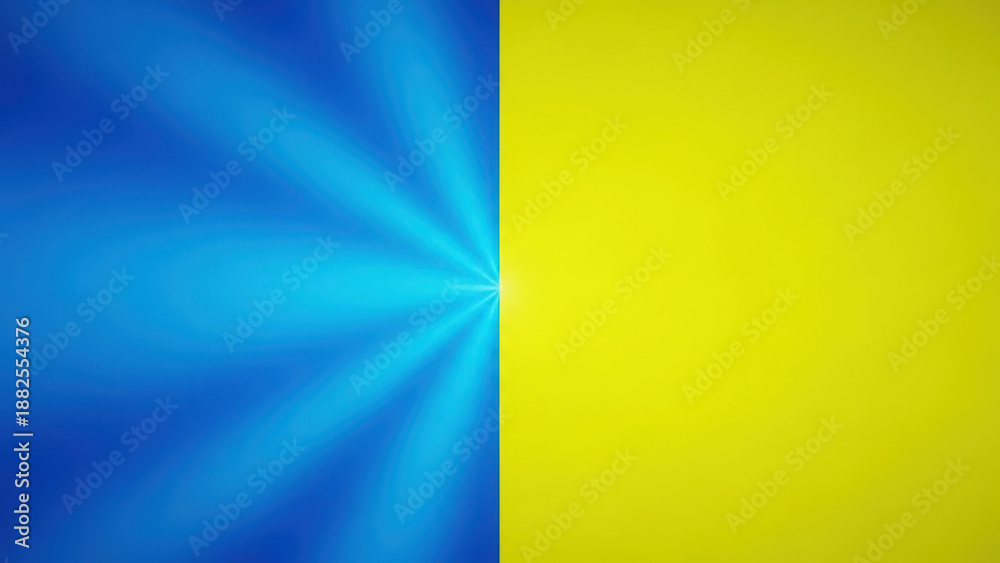 Fototapeta premium Yellow and Blue color combination 