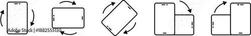 Rotate Smartphone icons