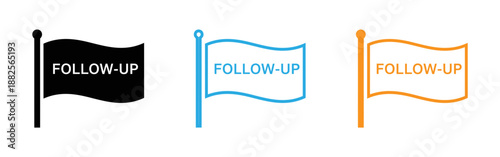 Follow up flag icons