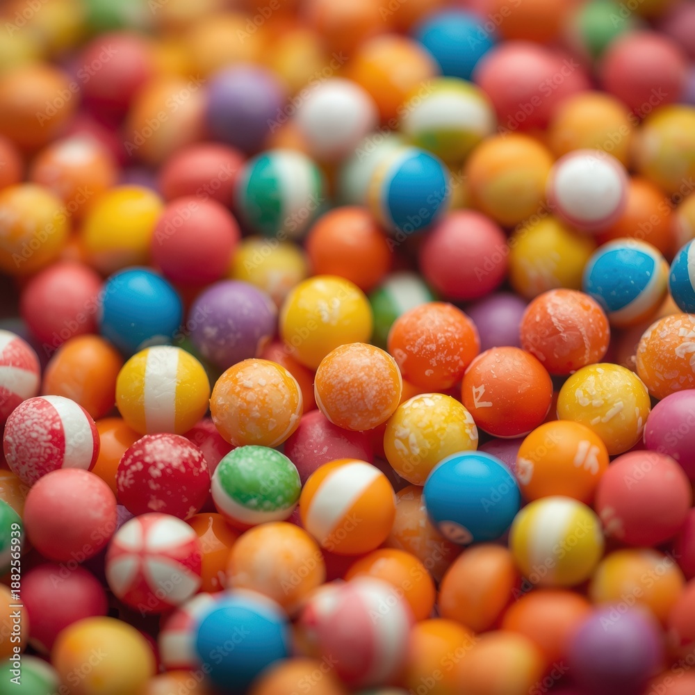 Obraz premium Vibrant assortment of colorful candies
