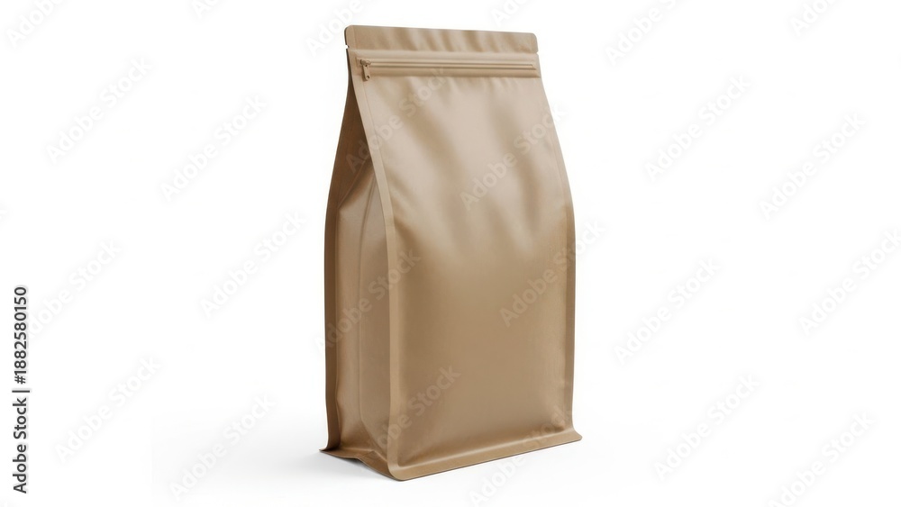 Fototapeta premium Standing brown paper bag