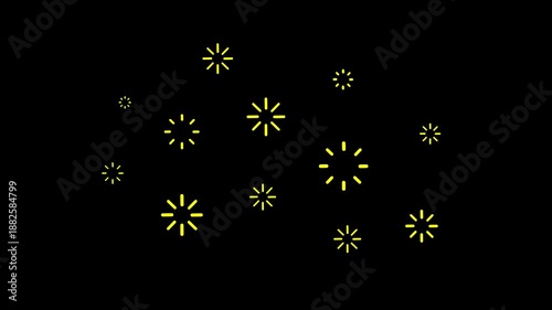Wallpaper Mural Line blast circle motion graphics pop-up line animation. Modern fireworks explosion fast motion. 4k background Torontodigital.ca