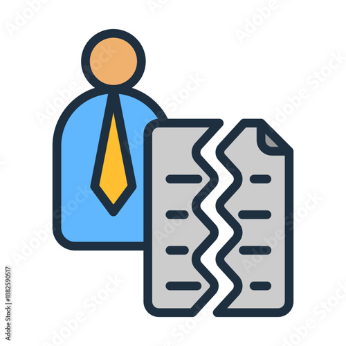 Termination Icon - Lineal Color