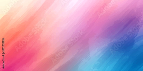Abstract colorful watercolor background with pink and purple gradient texture design featuring soft wavy lines and bright blue art illustration backdrop with copy space