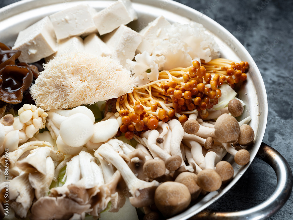 custom made wallpaper toronto digitalMushroom stew in a pot