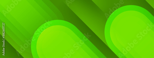 Bright eco friendly green background featuring smooth layered shapes and diagonal lines for a fresh look