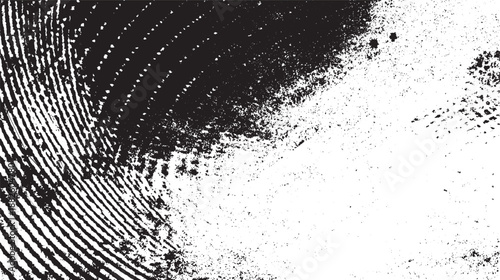 Gritty distressed black and white abstract texture featuring concentric circular patterns and heavy speckling for a rough vintage feel