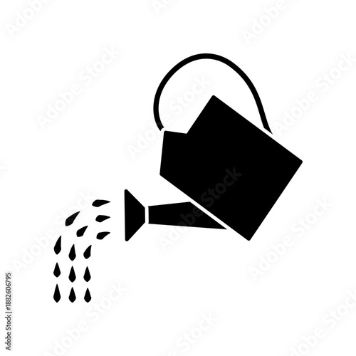 Watering can icon design template