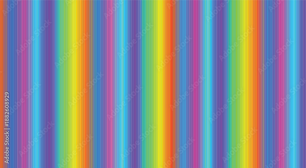 Obraz premium A colorful abstract background featuring vertical stripes in a smooth rainbow gradient pattern