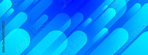 Refreshing blue and cyan diagonal lines creating a sense of professional technology and fluid motion