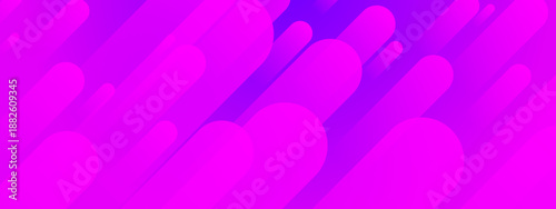 Intense purple and magenta diagonal shapes with rounded ends creating a powerful high energy background