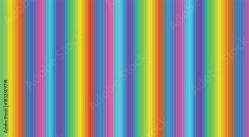 Vibrant vertical rainbow stripes pattern with smooth color transitions creates an abstract background