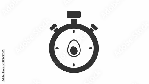 Stopwatch timer icon for time management.