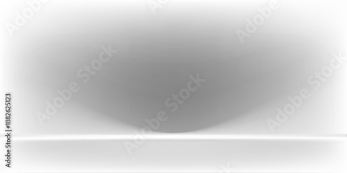 White podium with limbo background. abstract illustration. modern