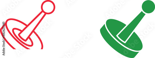 Red cross symbol and green checkmark symbol on white background symbols approval