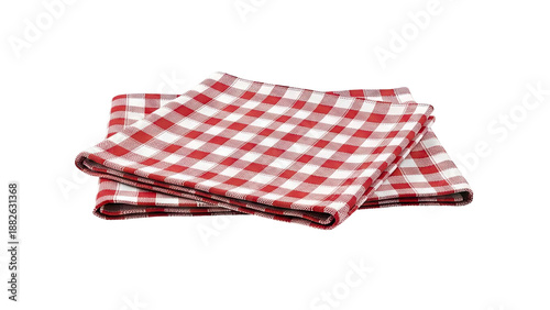Red and White Gingham Napkins