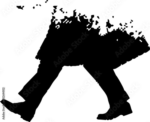 Abstract geometric line art design featuring overlapping elliptical shapes forming a complex symmetrical star or flower pattern, modern minimalist aesthetic