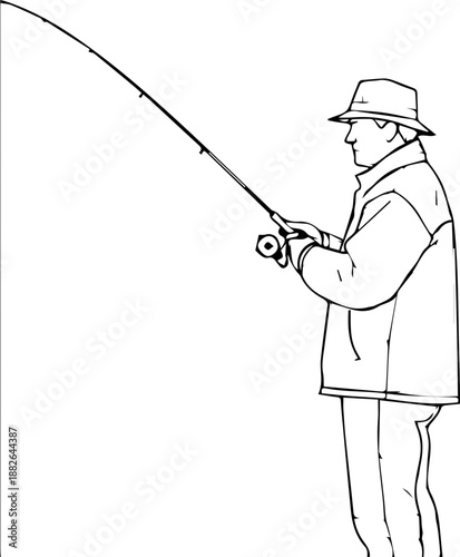 Coastal Theme Maritime Vessel Silhouette on Waves, Commercial Fishing Ship Nautical Industry Logo Design