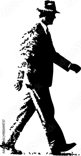 Vintage Engraving Style Illustration of an Open Human Palm, Anatomical Hand Sketch with Visible Lines for Palmistry or Fortune Telling Concepts