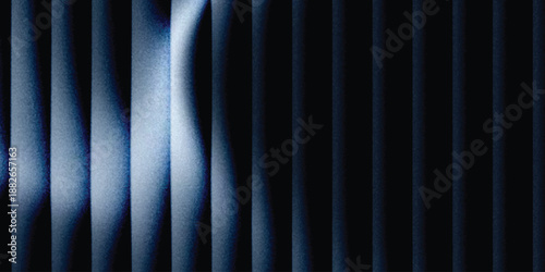 Grainy background glowing blurred color flow banner poster cover design, noise texture. Refracted Glass Gradient Effect. Ribbed glass morphism texture.