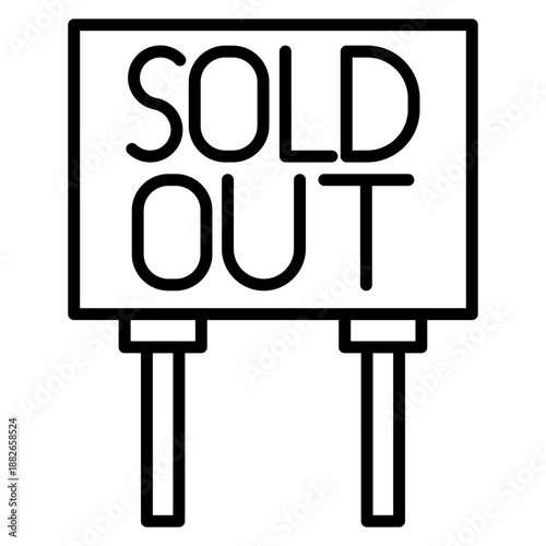 Sold Out Icon