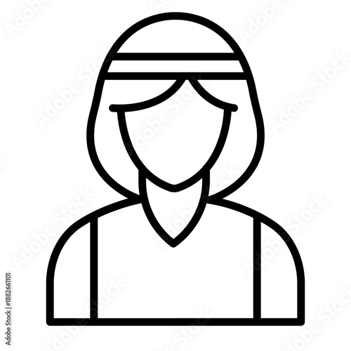Sportswoman Icon