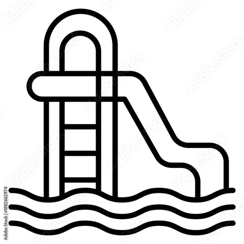 Pool Slide Icon