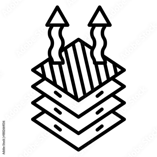 Breathable Fabric Icon