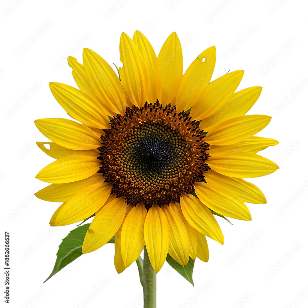Obraz premium Bright yellow sunflower bloom