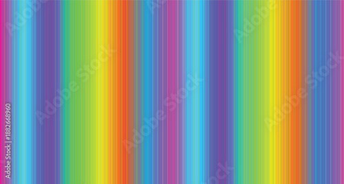 Vibrant rainbow stripes pattern background