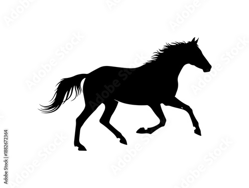 Running Horse Silhouette