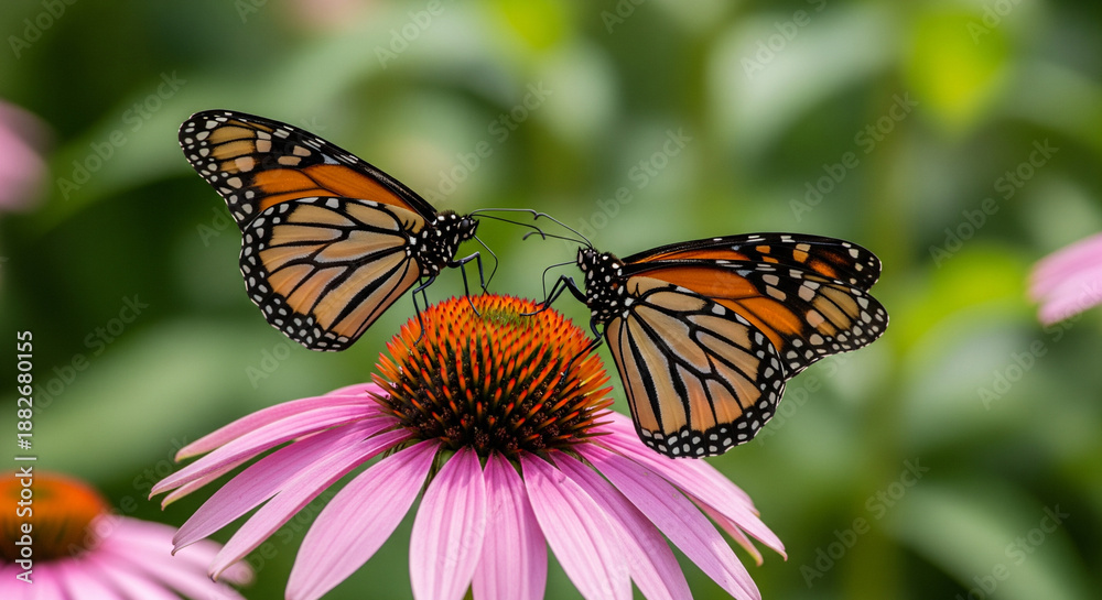 Obraz premium butterfly on flower