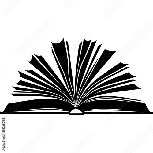 Open Book Illustration