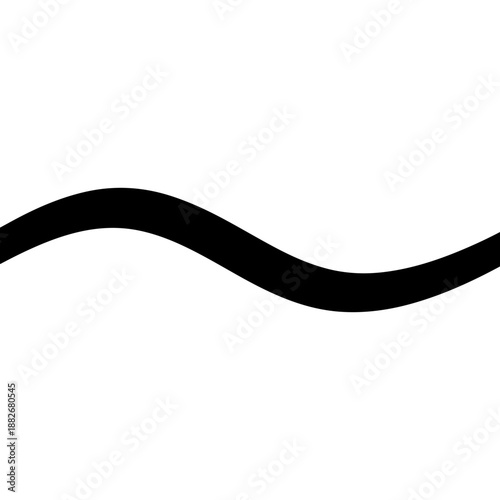 Abstract Wavy Line Illustration