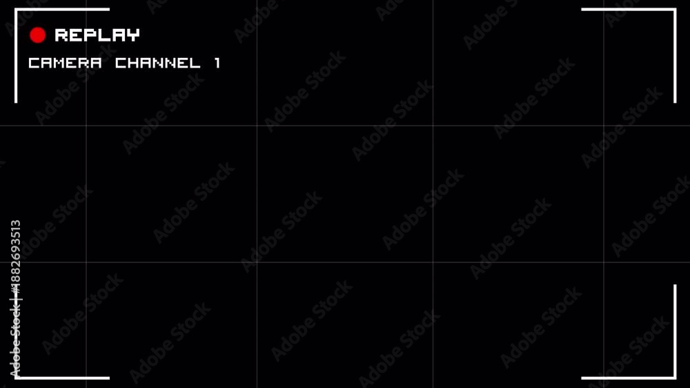Overlay Left. Sign Camera Screen Recording Replay Sign Icon Overlay With Red Replay Dot ...