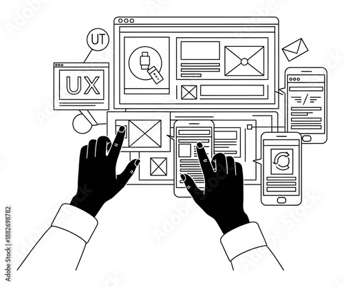 UI/UX Design & Web Development - Hands On Illustration