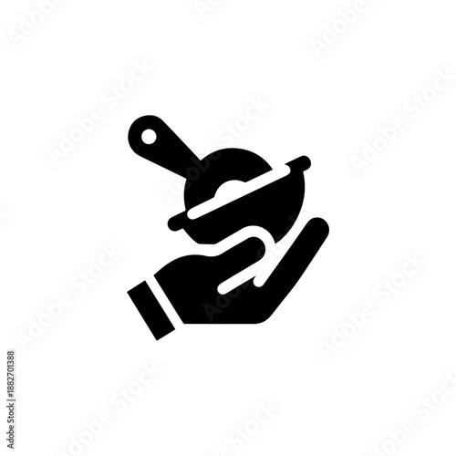 Scoop icon icon design. illustration isolated on white background