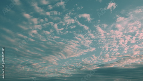 Photos The Serene and Beautiful Textures of the Sky at Dusk, Radiating Calmness and Ins