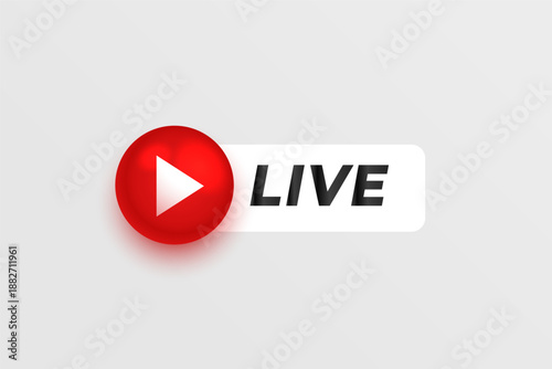 live webcast and broadcasting symbol for online events