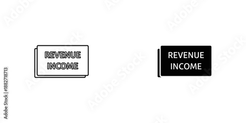 Financial Graphs Showing Revenue and Expenses