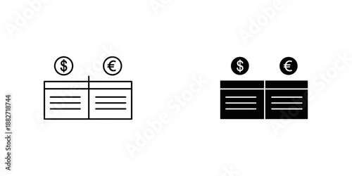 Pair of Black and White Striped Socks