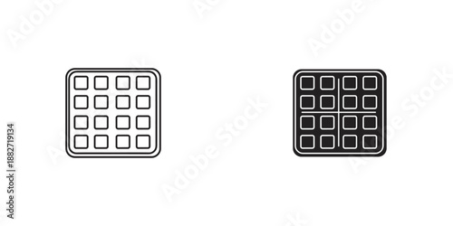 Vintage Calculator Icons Set