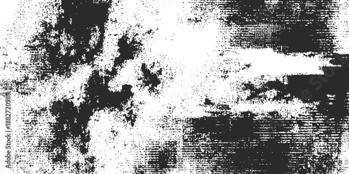 Abstract black and white texture isolated on white background