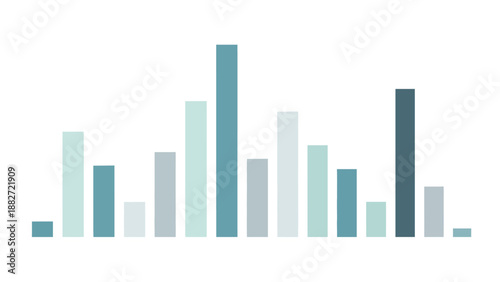 Bar Chart Visualization Representing Data Trends and Analytics