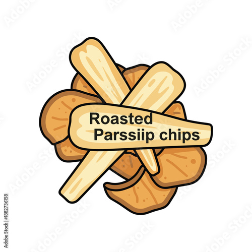 Roasted Parsnip Chips - Healthy Snack