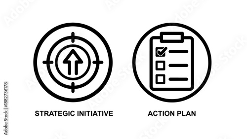 Reward and Bonus Management Icons: Medal with Star and Stack of Coins with Upward Arrow