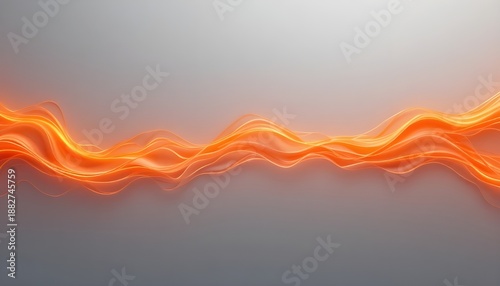 Modern orange and gray background design with sleek neon glow effect and contemporary style